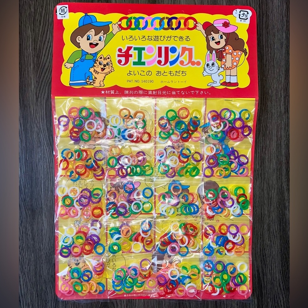 VINTAGE CHINESE JACKS~XL PARTY PACK~400+ RINGS~20 PACKS OF 20 RINGS EA~BRAND NEW